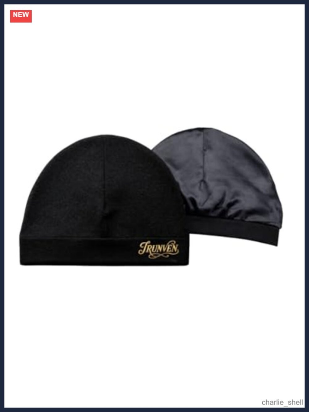 Satin-Lined Skull Cap Breathable Stretch Fit Hair Protection Beanie